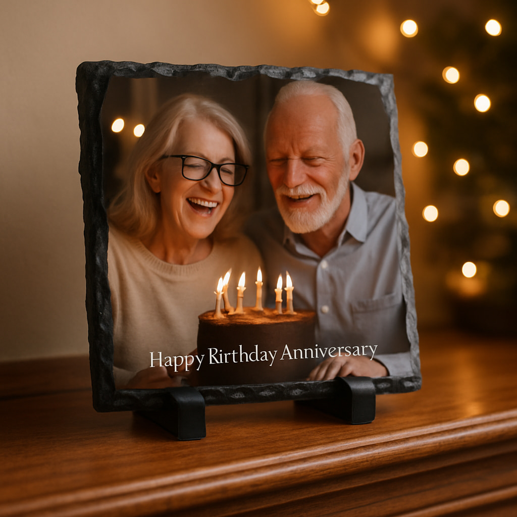 Celebration Collection — custom photo slate printed on natural slate by Albritton's Art™